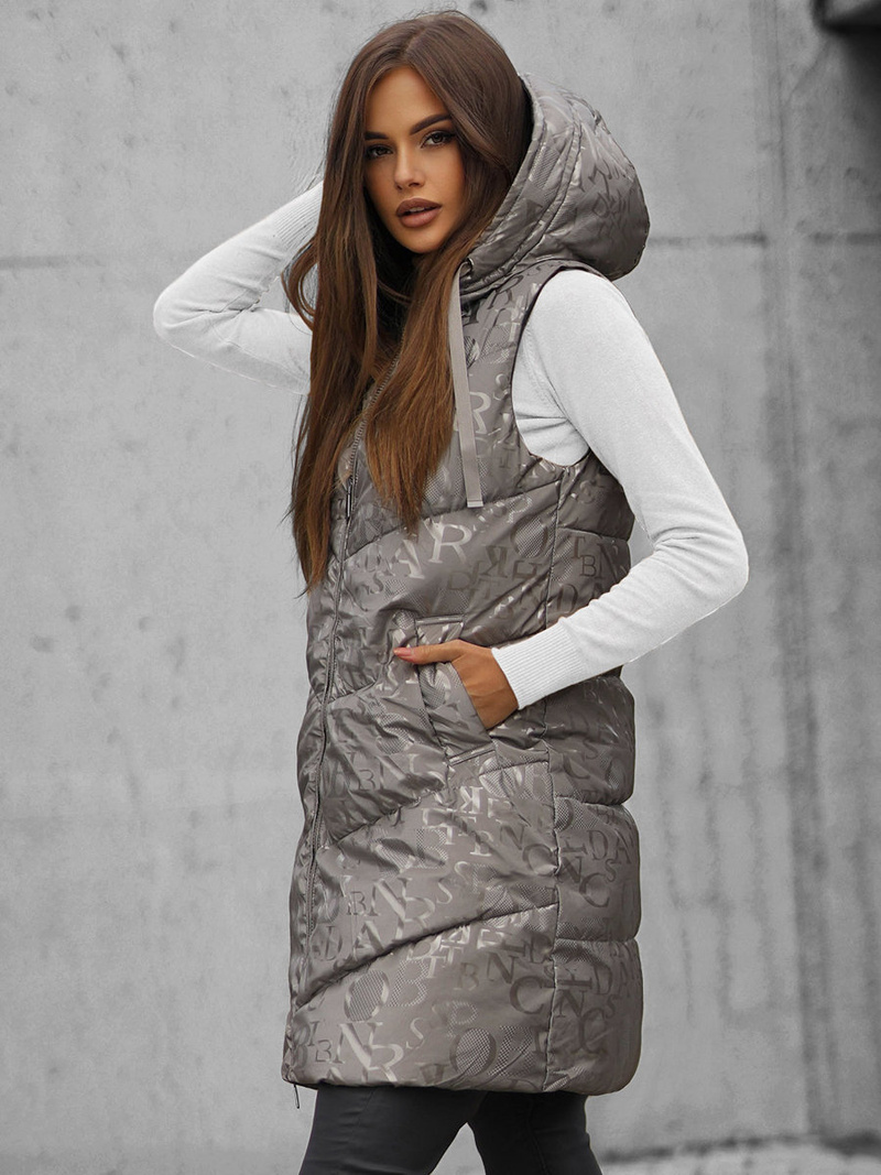 Стьобаний жіночий жилет ciра OZONEE O/DK118/26Z