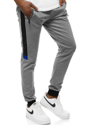 Spodnie dresowe męskie szare OZONEE JS/AM107