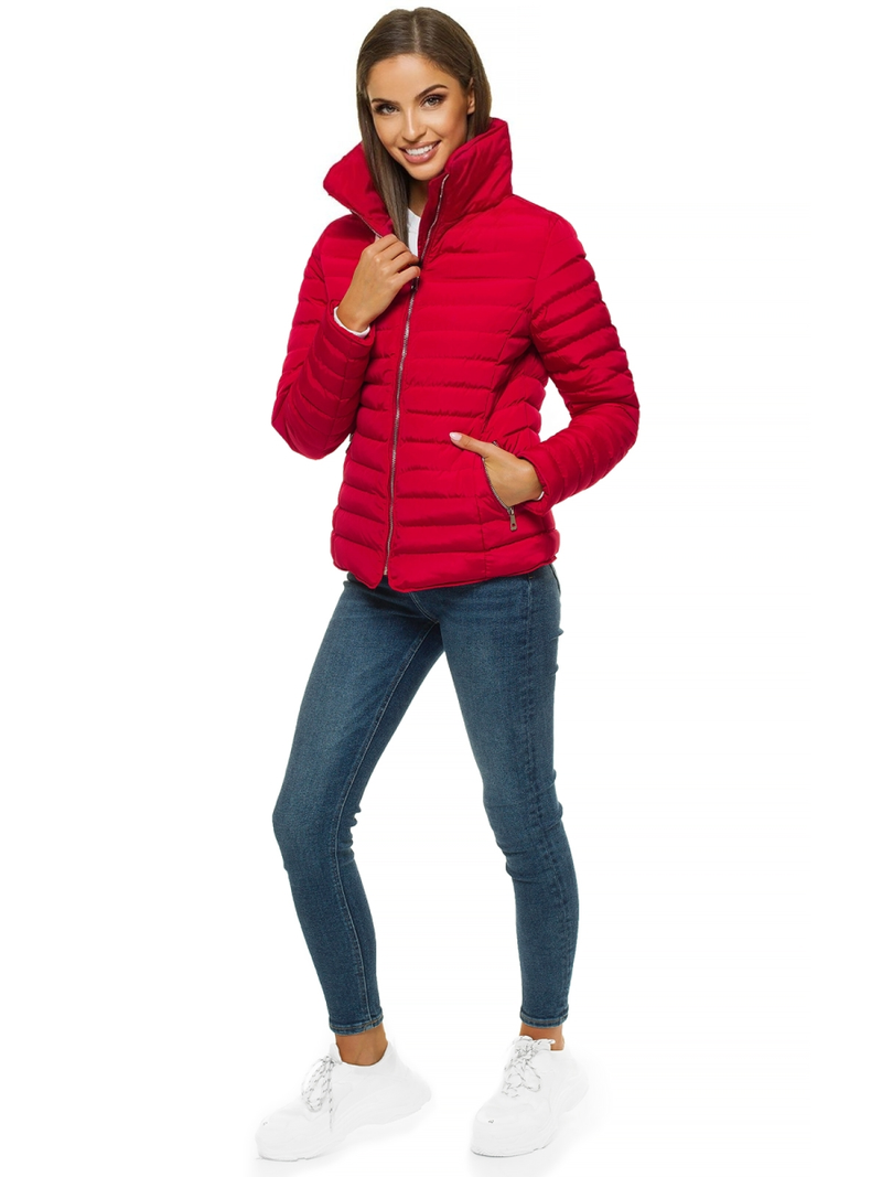 Куртка жіноча Червона OZONEE JS/M23063/2