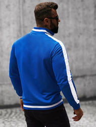 Bluza męska rozpinana niebieska OZONEE O/2126Z