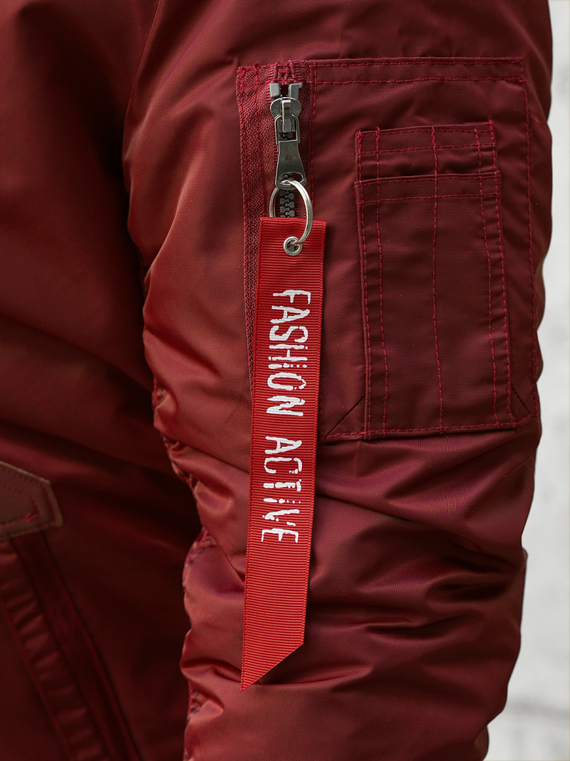 Kurtka męska bordowa OZONEE O/X1026KZ