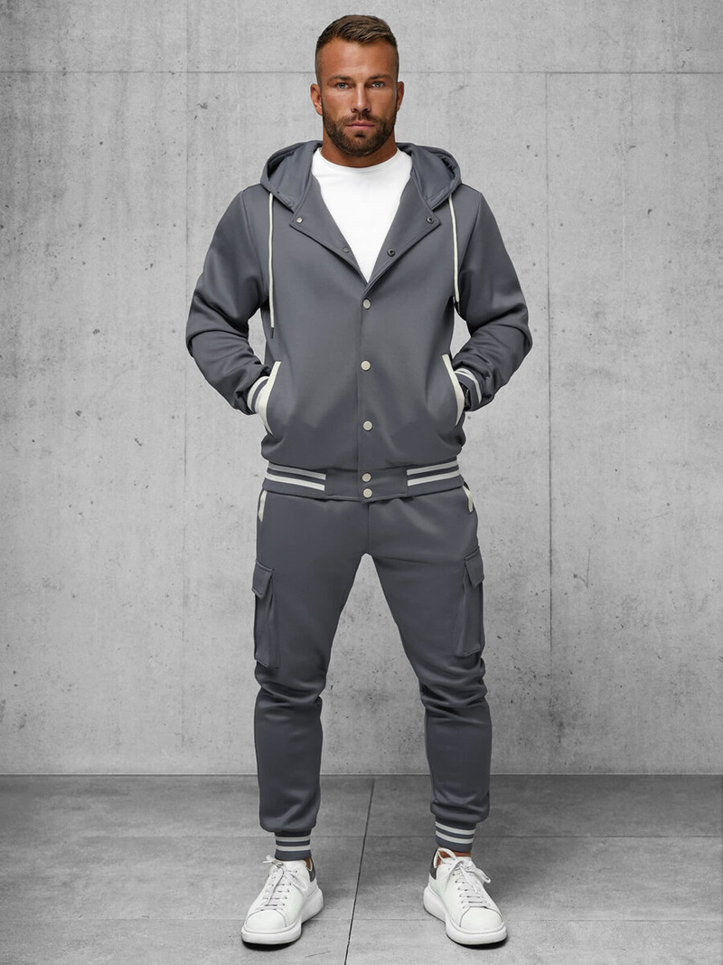 Komplet dresowy męski grafitowy OZONEE JS/27C6506/5