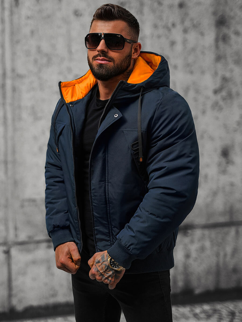 Куртка чоловіча Темно-Синя OZONEE JS/27M8100