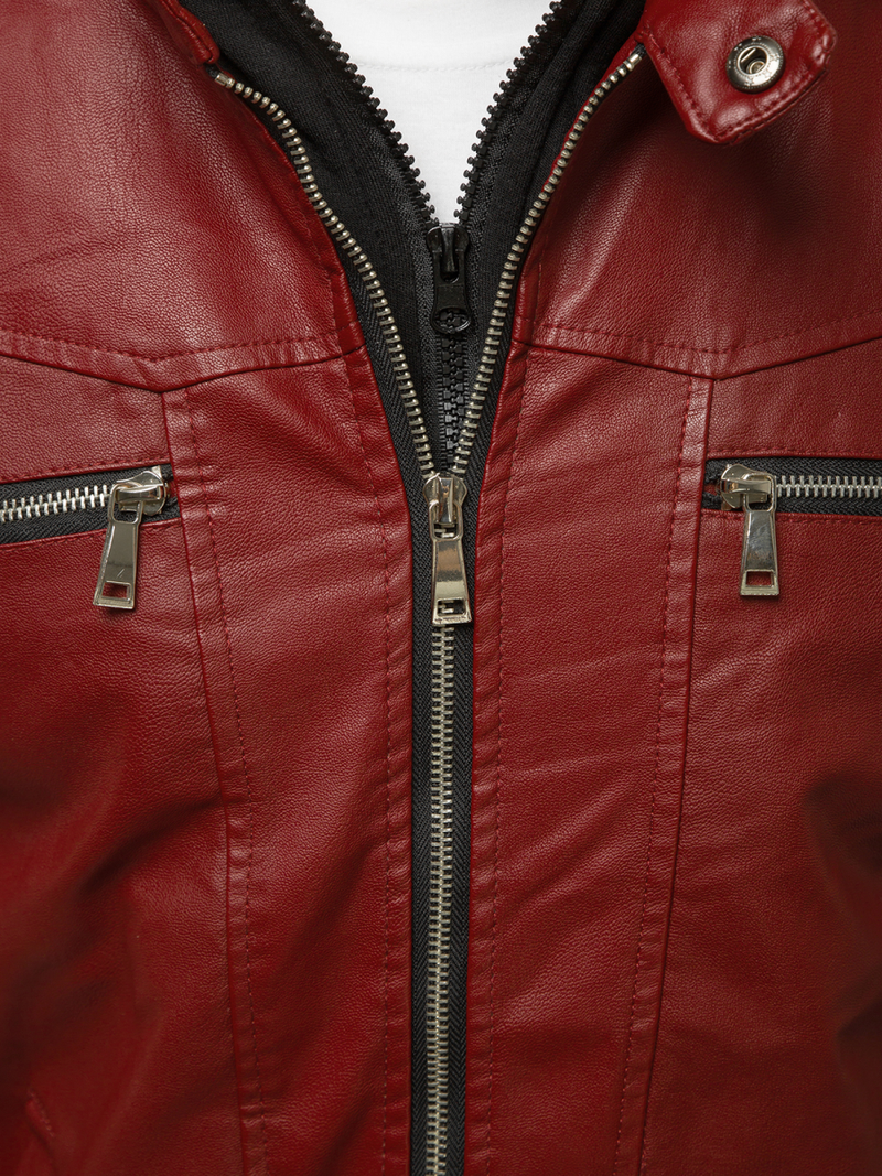 Куртка шкіряна чоловіча Бордова OZONEE JB/JP1169/2
