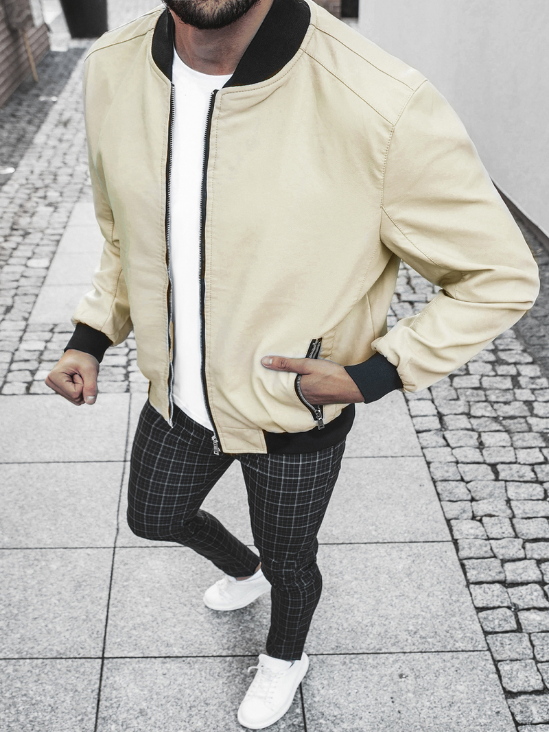 Куртка чоловіча Бежева OZONEE JB/JP1147Z