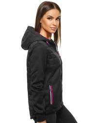 Kurtka damska czarna OZONEE JS/KSW4010