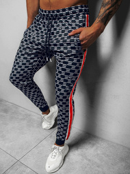 Spodnie dresowe męskie ciemno-granatowe b/2170