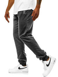 Spodnie dresowe męskie grafitowe js/xw001s