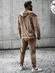 Спортивний костюм чоловічій Темно-Бежевi OZONEE O/D7517