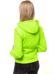 Bluza rozpinana damska zielono-neonowa OZONEE JS/W03