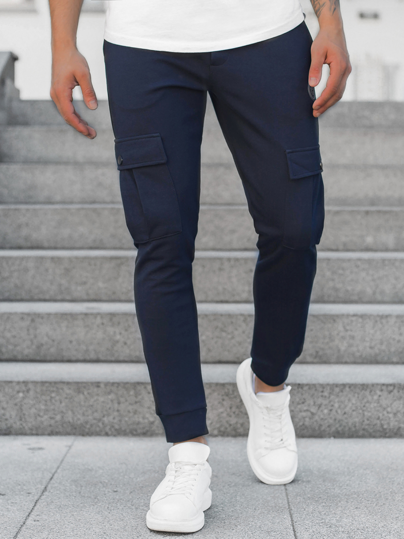 Штани спортивні чоловічі Сапфірові OZONEE C/374