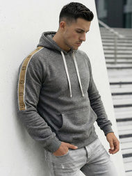 Bluza z kapturem męska grafitowa OZONEE JS/8B1730/5Z