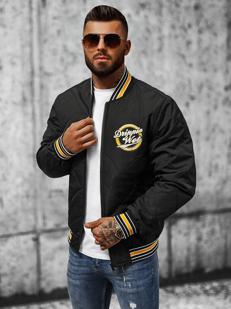 Куртка чоловіча Чорна OZONEE JS/84M3026/392