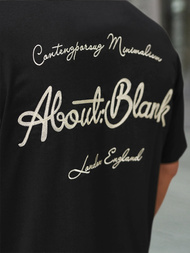 T-shirt męski loose fit czarny OZONEE O/QQ1195