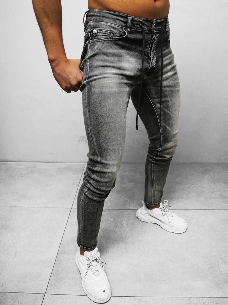 Чоловічі джинси графіт OZONEE NB/MP0021G