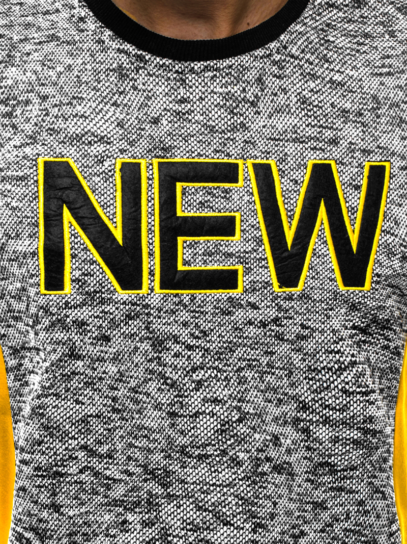 Bluza męska szara OZONEE JS/KS1908Z