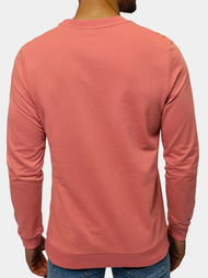 Bluza męska crewneck ciemno-różowa OZONEE B/21402023