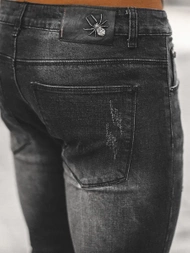 Чоловічі джинси Чорнi OZONEE NB/MP0064N