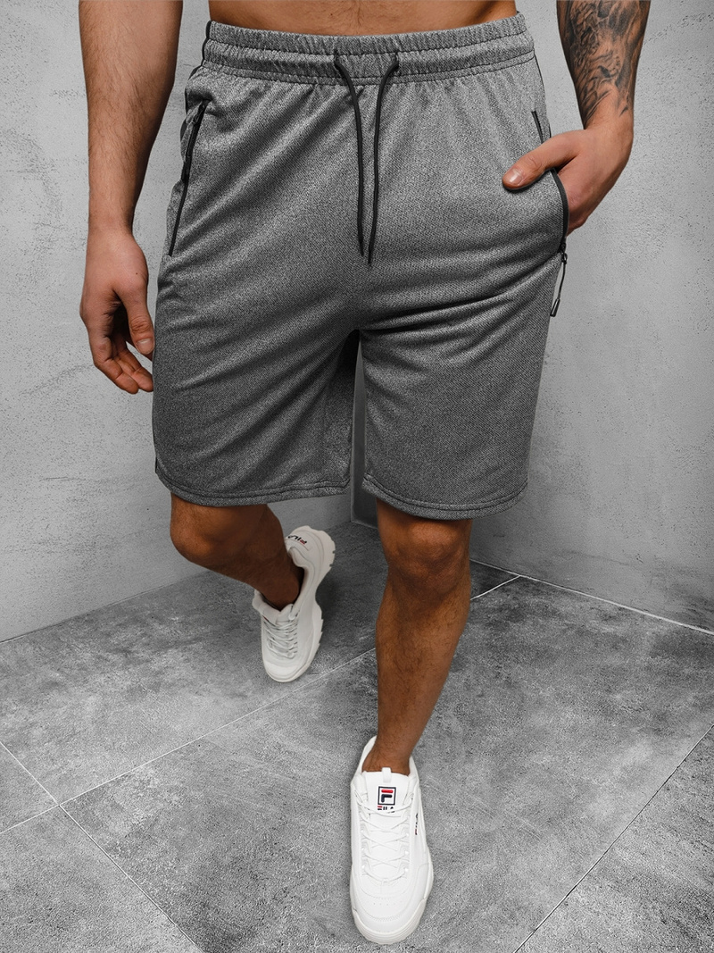 Шорти чоловічі графіт OZONEE JS/68048/5