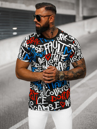 T-shirt męski czarny OZONEE O/T1271/3