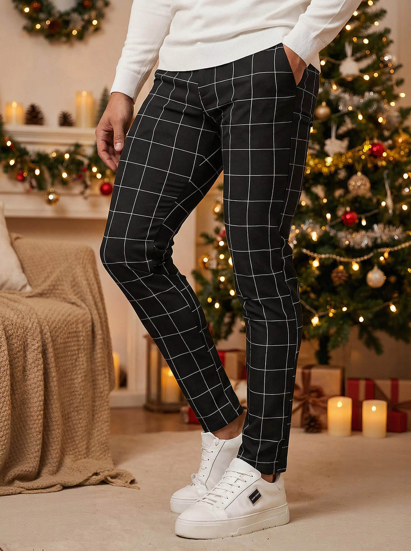 Штани чоловічі чорнi OZONEE DJ/5505Z