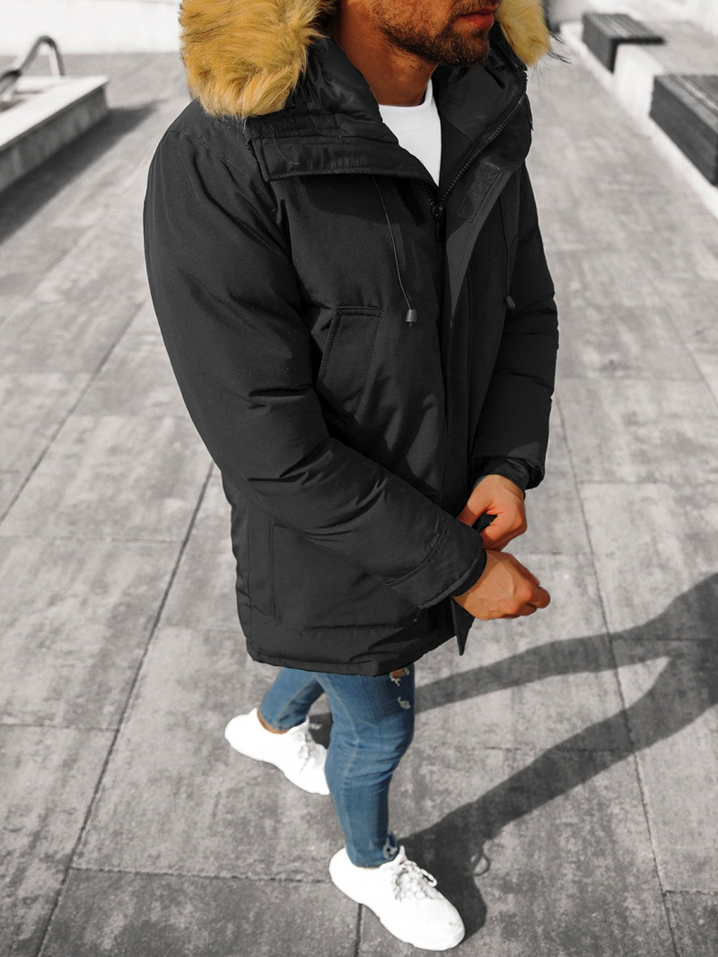 Куртка чоловіча Чорна OZONEE JB/JP1173/1Z