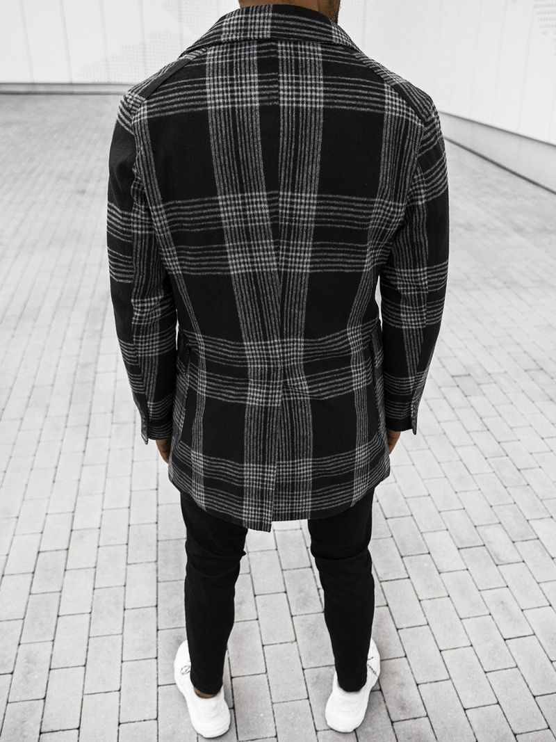 Пальто чоловіче Чорний OZONEE JS/JP1193