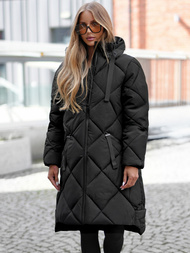 Куртка жіноча чорна OZONEE JS/5M3168/392Z