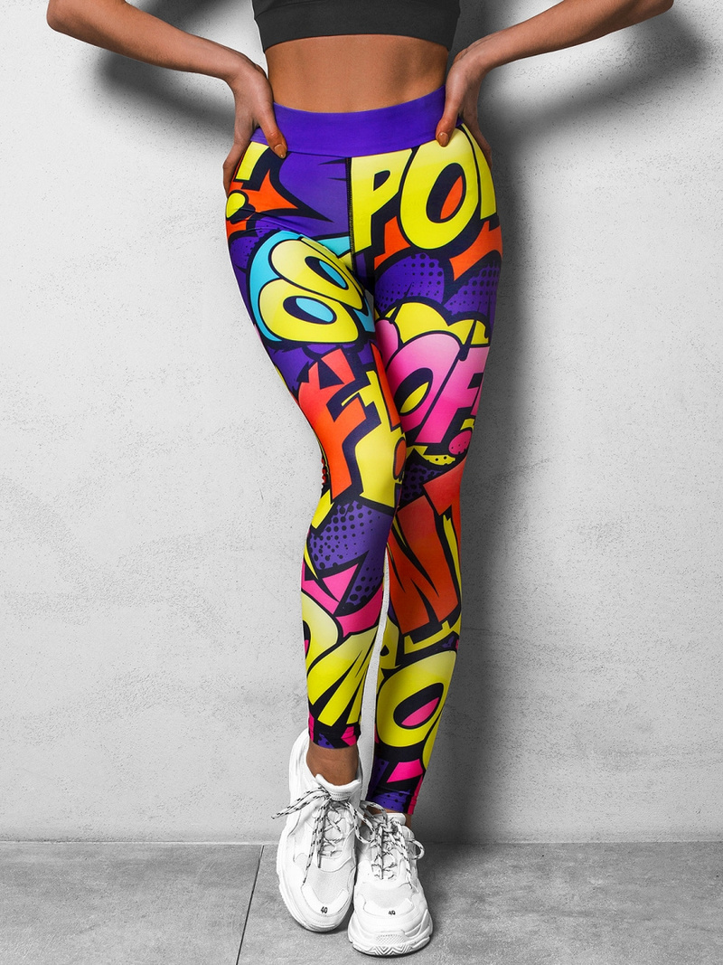 Legginsy damskie kolorowe OZONEE O/20937Z
