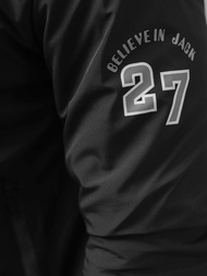 Kurtka męska bomberka czarna OZONEE JS/84M3013/392