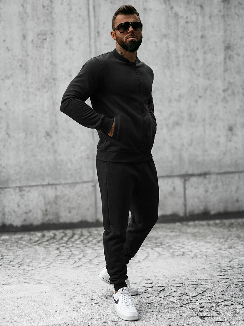 Спортивний костюм чоловічій Чорний OZONEE JS/8C76/3