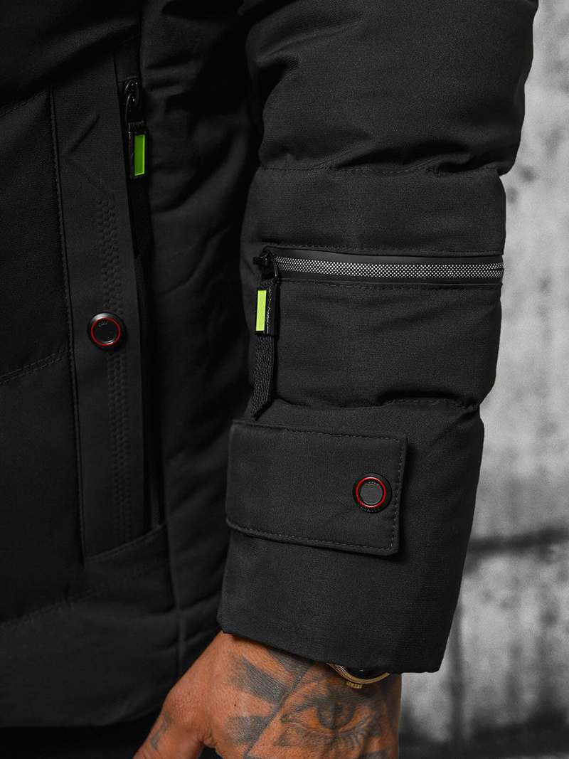 Куртка Чоловіча Чорна OZONEE JS/5M3137/392