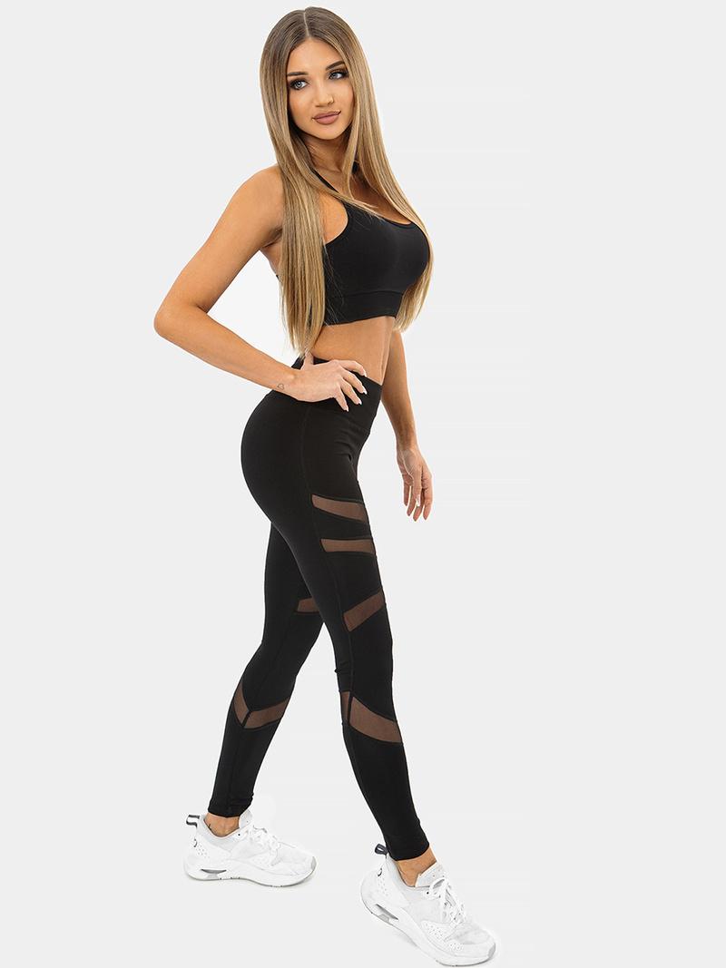 Комплект спортивного костюма з двох частин Чорна OZONEE O/19548Z