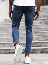 Spodnie jeansowe męskie niebieskie OZONEE DP/588/R5