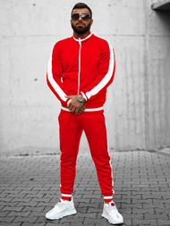 Спортивний костюм чоловічій Червоний OZONEE JS/8C99/18Z