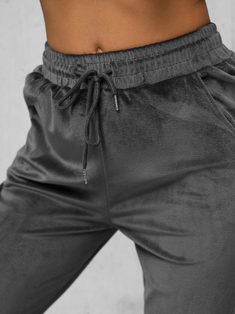 Спортивний костюм жіночий графіт OZONEE JS/35C1612/5