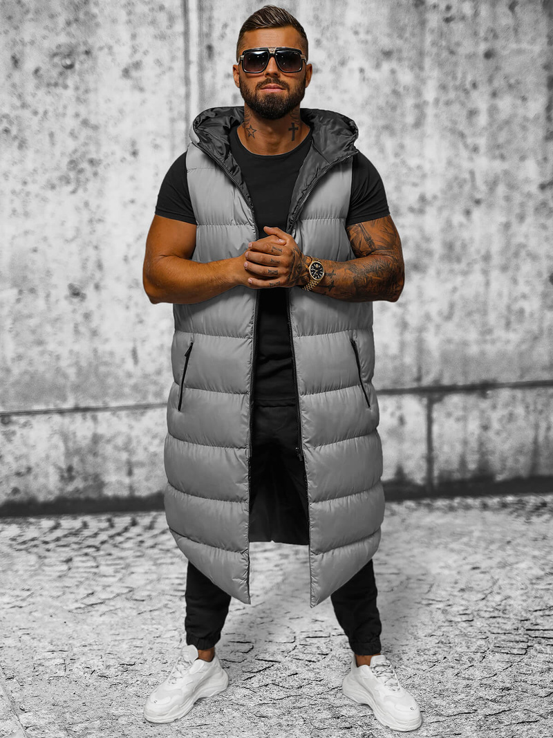 Безрукавка чоловіча сірий OZONEE O/M3203Z