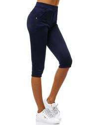 Legginsy krótkie damskie granatowe OZONEE JS/1027/C4