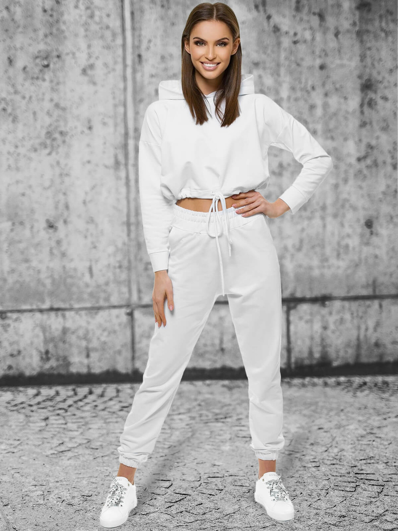 Жіночий спортивний костюм з двох частин Бiлий OZONEE O/12108