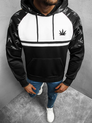 Bluza z kapturem męska czarna OZONEE O/HM620