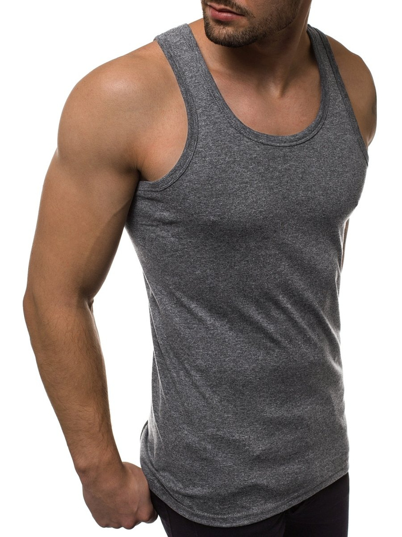 Майка чоловіча Темно-Сiра OZONEE JS/NB001