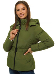 Куртка жіноча Зелена OZONEE JS/M23060/2