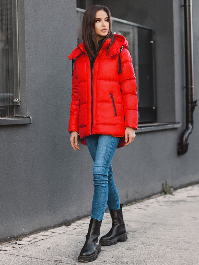 Куртка жіноча Червона OZONEE O/M1552/4Z