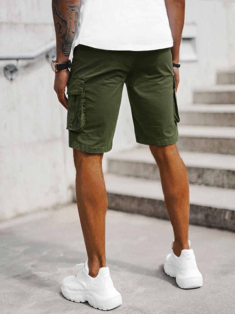 Spodenki męskie chino zielone OZONEE T/XX160086/3