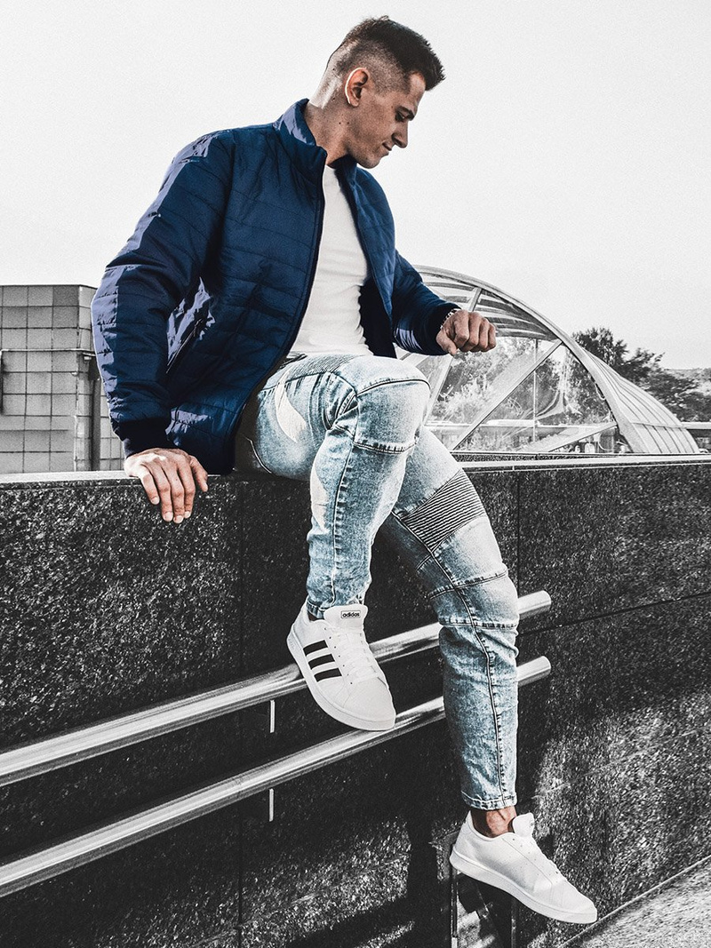 Kurtka męska granatowa OZONEE JS/MY22