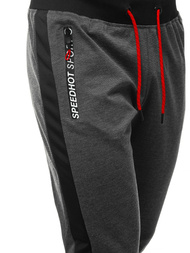 Штани спортивні чоловічі графіт OZONEE JS/AM107