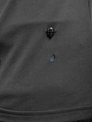 T-Shirt męski grafitowy OZONEE NB/3009
