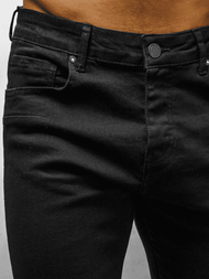 Spodenki męskie jeansowe czarne OZONEE DR/K139/80