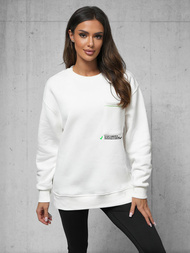 Bluza oversize biała OZONEE O/SWE23022Z