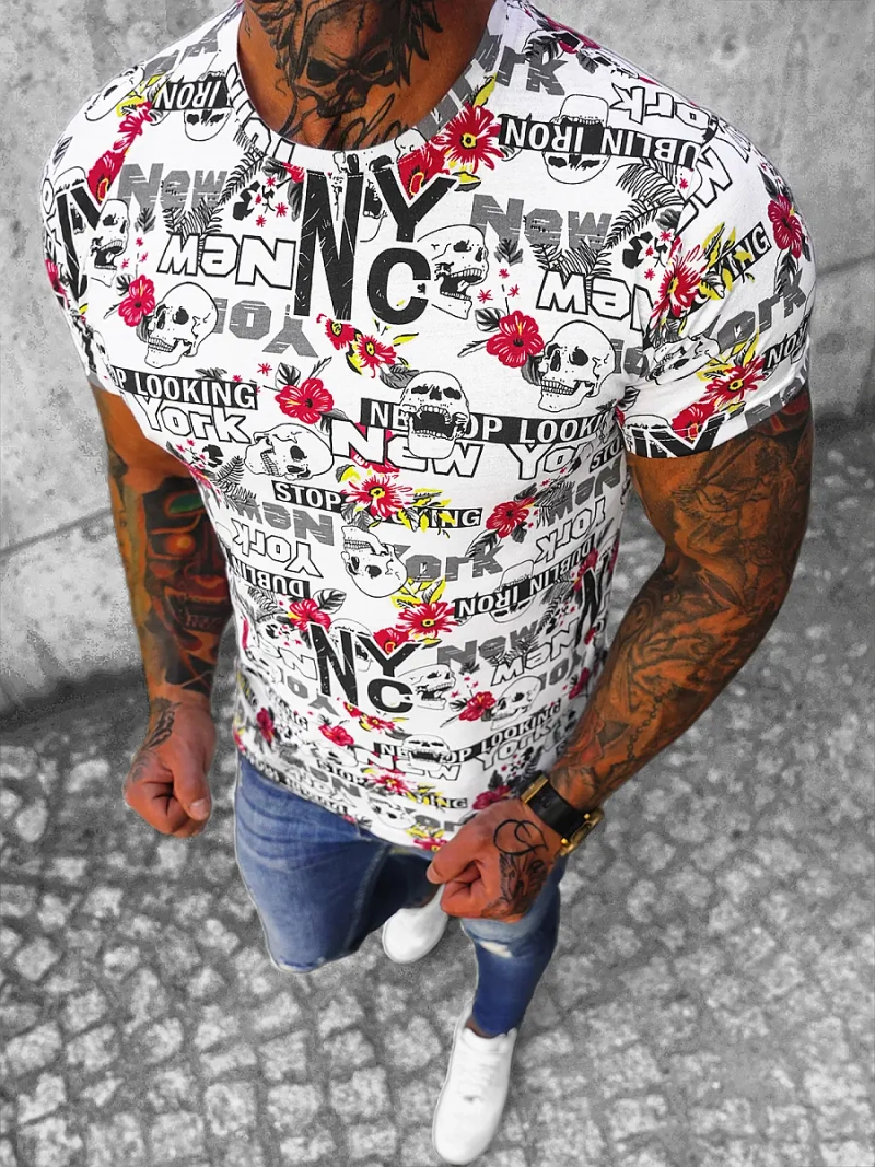 Футболка чоловіча Кольоровий OZONEE O/BL63